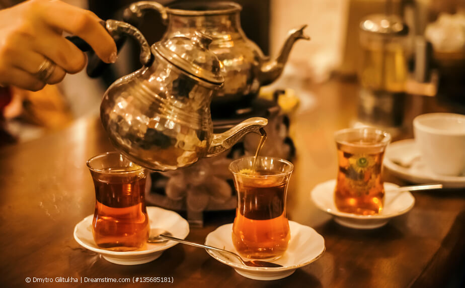 Teezeremonie in der Türkei